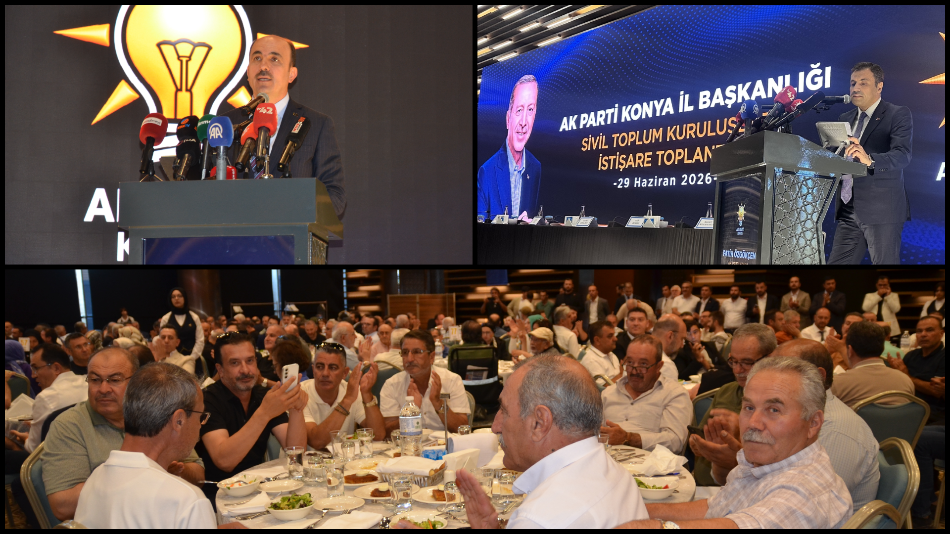 AK Parti Konya İl Başkanlığı tarafından Selçuklu Kongre Merkezi’nde düzenlenen
