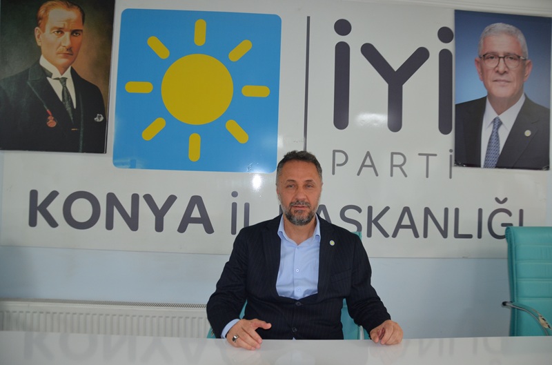 İYİ Parti Konya İl Başkanı Ali Anlaş, 27 Haziran Cumartesi