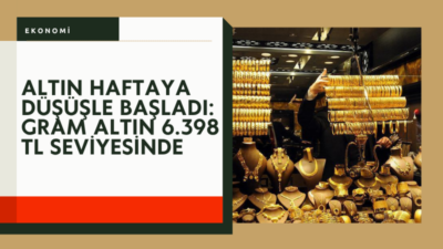 Altın piyasasında dalgalı seyir yeni haftada da devam ediyor. ABD’de