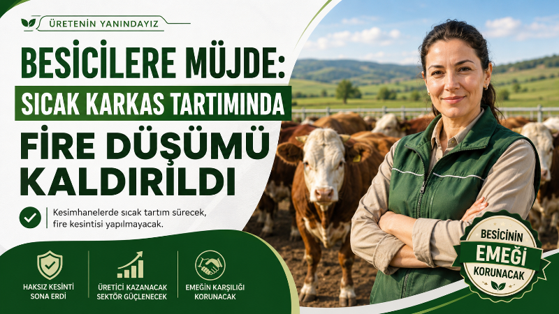 Tarım ve Orman Bakanlığı, 81 il müdürlüğüne gönderdiği yazıyla kesimhanelerde