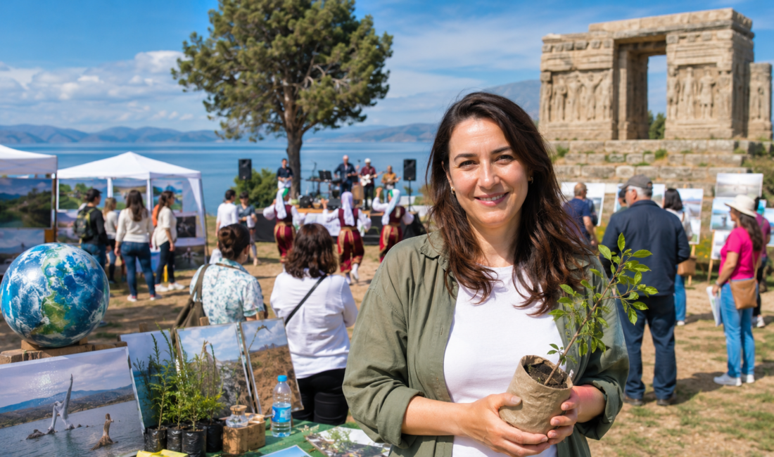 Konya’nın Beyşehir ilçesinde Türkiye Çevre Haftası kapsamında Eflatunpınar Hitit Su