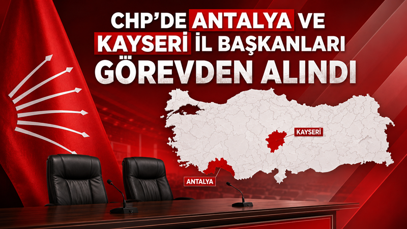 CHP’de Antalya İl Başkanı Nail Kamacı ile Kayseri İl Başkanı