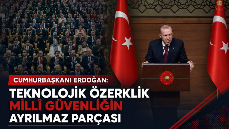 Cumhurbaşkanı Recep Tayyip Erdoğan, Millî Güvenlik Konferansları açılışında yaptığı konuşmada