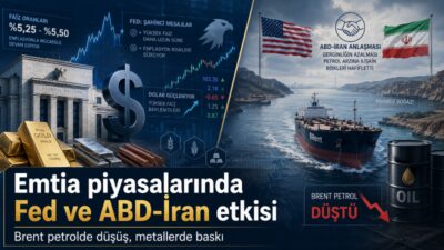 Emtia piyasalarında tamamlanan haftada Fed’in sıkı para politikasını koruyabileceğine ilişkin