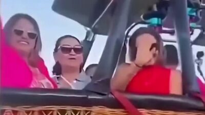 Brezilya’nın Santa Catarina eyaletinde turistik gezi için havalanan sıcak hava