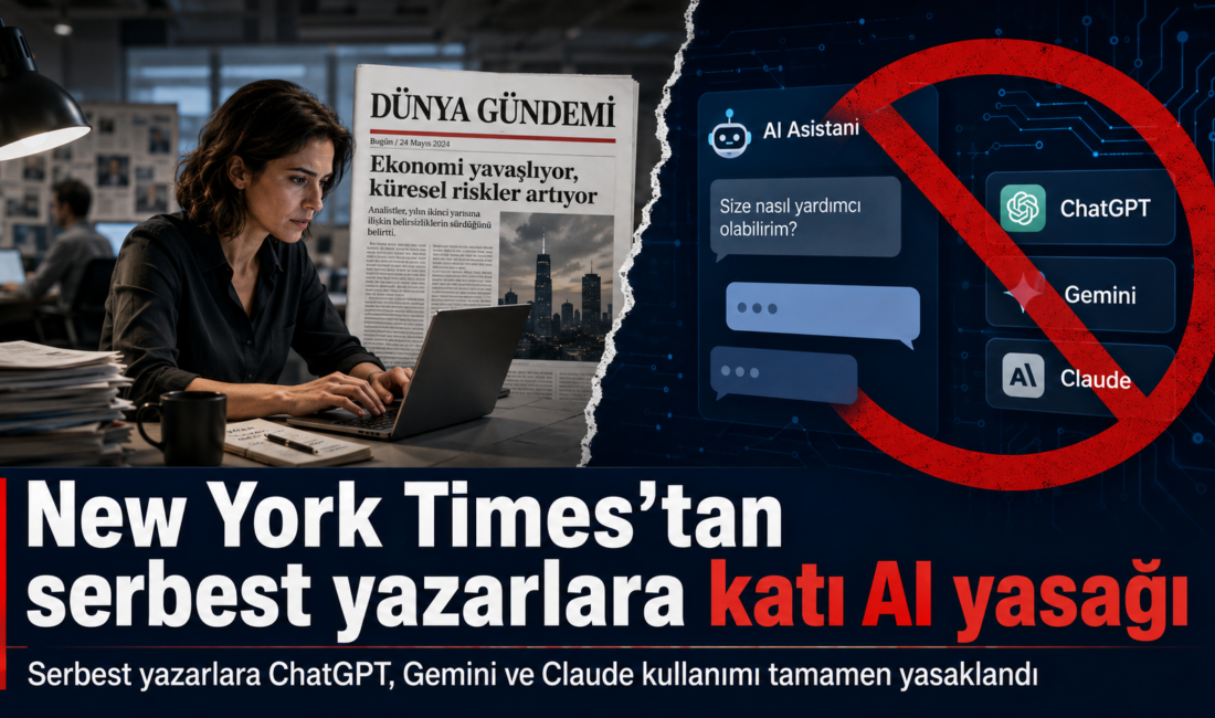 The New York Times, serbest çalışan yazarlarına ChatGPT, Gemini, Claude