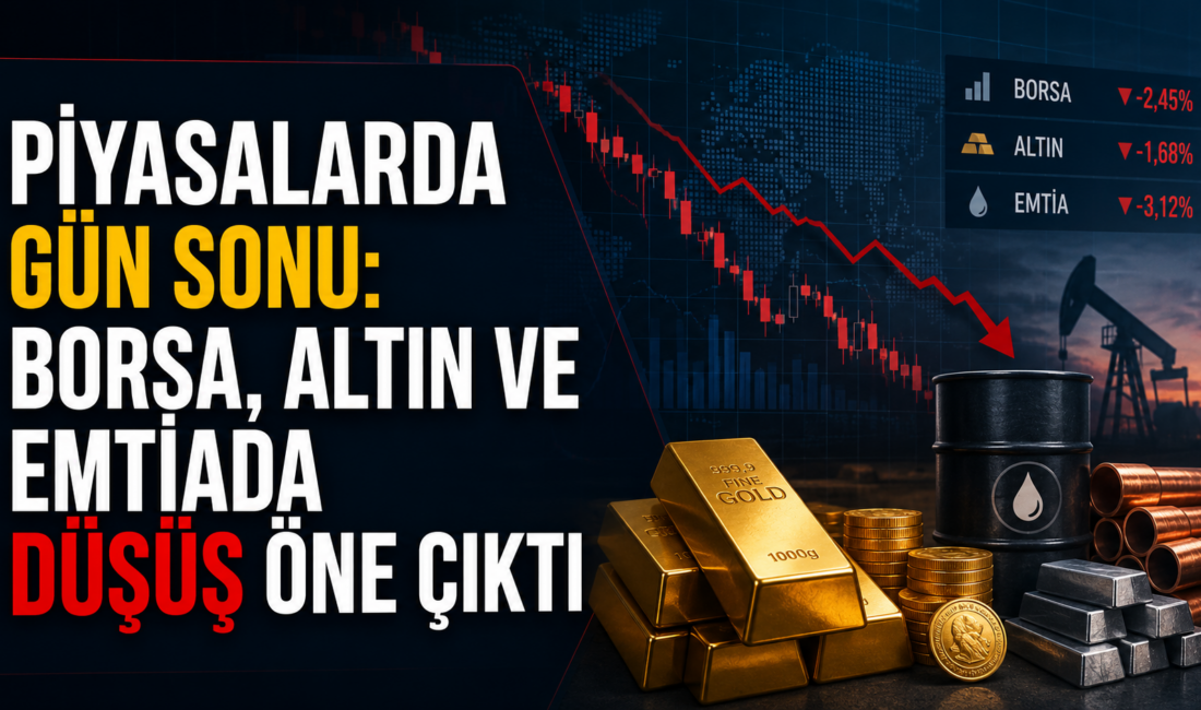 BIST 100 endeksi günü yüzde 1,23 kayıpla tamamlarken, dövizde sınırlı