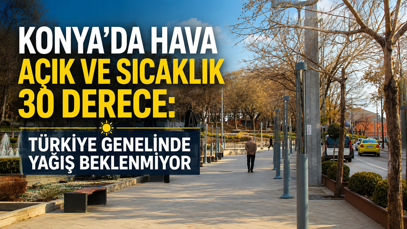 Meteoroloji Genel Müdürlüğü’nün son değerlendirmelerine göre yurt genelinde yağış beklenmiyor.