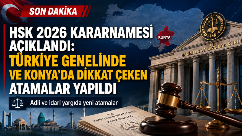 Hâkimler ve Savcılar Kurulu Birinci Dairesi’nin 2026 yılı adli ve