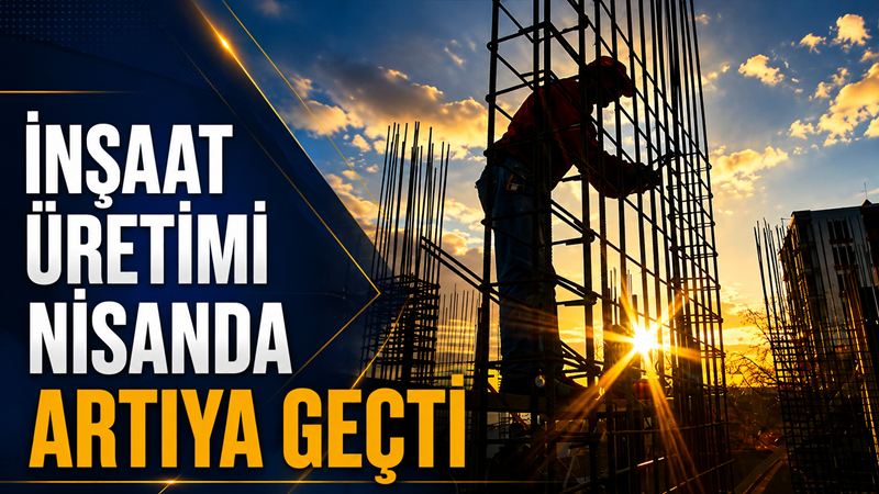 TÜİK’in Nisan 2026 İnşaat Üretim Endeksi verilerine göre inşaat üretimi