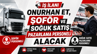 Onurhan Et - Et Entegre Tesisi, büyüyen kadrosunda görevlendirilmek üzere