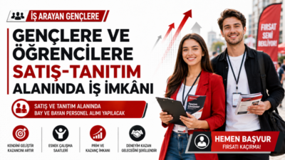Satış ve tanıtım alanında çalışmak isteyen gençler ve öğrenciler için