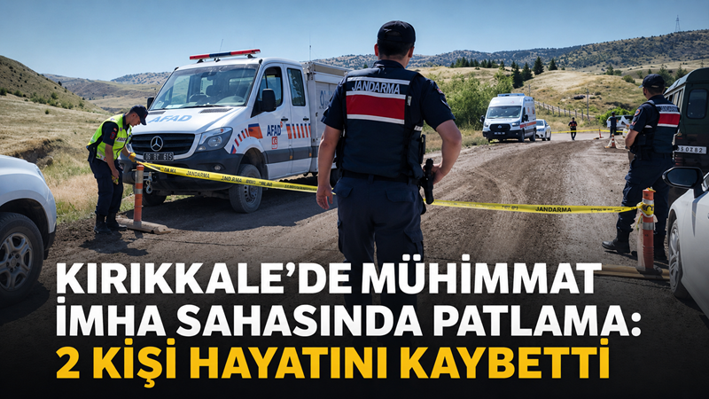 Kırıkkale’nin Yahşihan ilçesinde bulunan mühimmat imha sahasında Ar-Ge faaliyetleri sırasında