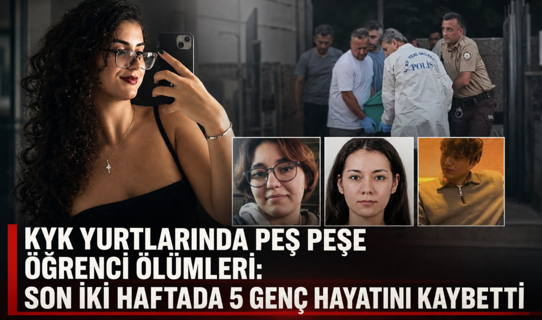 Zonguldak’ta KYK yurdunda kalan tıp fakültesi öğrencisi Tuğçenaz Demirelöz’ün odasında