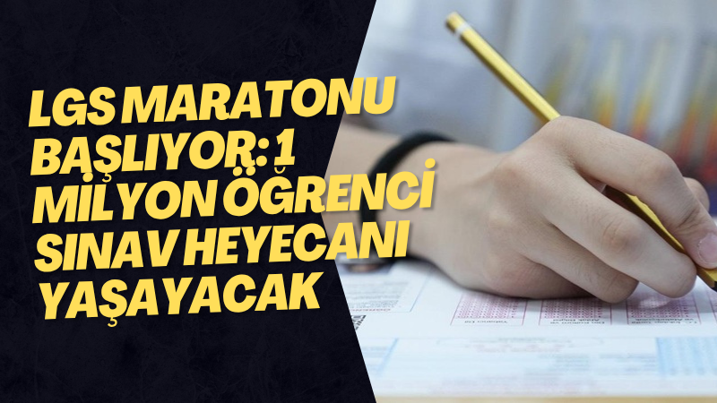 Milli Eğitim Bakanlığı tarafından 13 Haziran Cumartesi günü yapılacak LGS