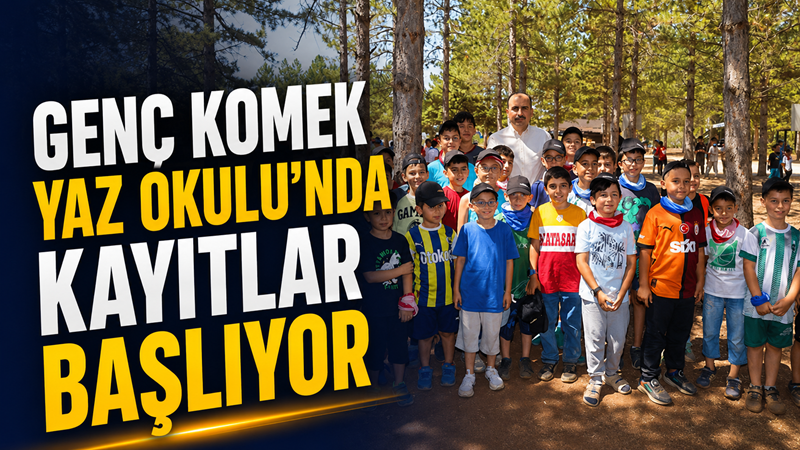 Konya Büyükşehir Belediyesi tarafından düzenlenen Genç KOMEK Yaz Okulu için