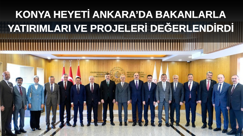 İçişleri Bakanı Mustafa Çiftçi, Konya Valisi İbrahim Akın, AK Parti