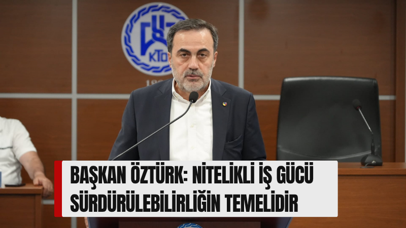 Konya Ticaret Odası’nda gerçekleştirilen meslek komiteleri istişare toplantısında konuşan KTO