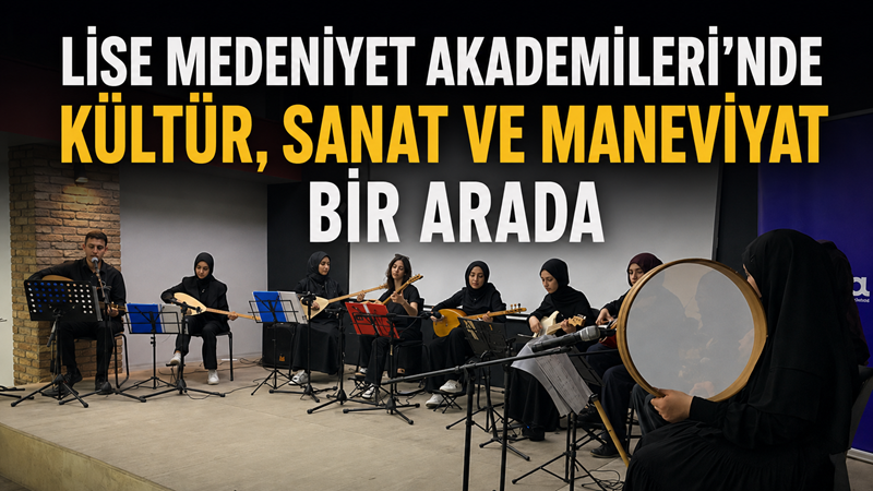 Konya Büyükşehir Belediyesi Lise Medeniyet Akademileri öğrencileri, “Hac Hatırası” sergisini