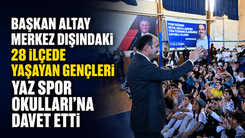 Konya Büyükşehir Belediyesi’nin merkez dışındaki 28 ilçede 6-16 yaş aralığındaki