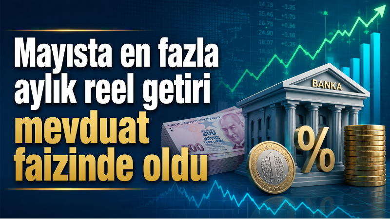 TÜİK verilerine göre mayısta yatırım araçları içinde en yüksek aylık