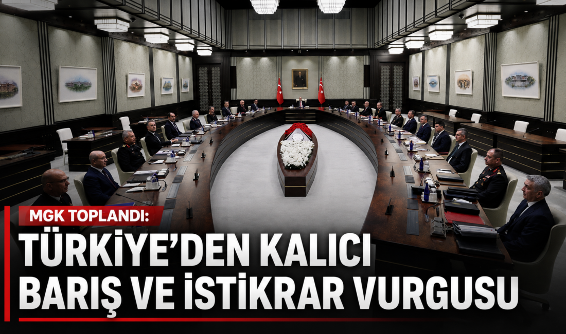 Cumhurbaşkanı Recep Tayyip Erdoğan başkanlığında toplanan Milli Güvenlik Kurulu’nun ardından