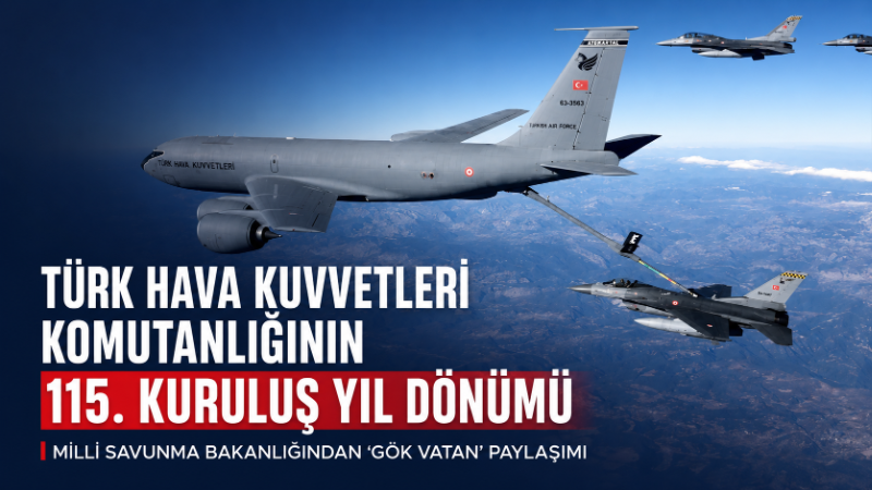 Milli Savunma Bakanlığı, Hava Kuvvetleri Komutanlığının 115. kuruluş yıl dönümünü
