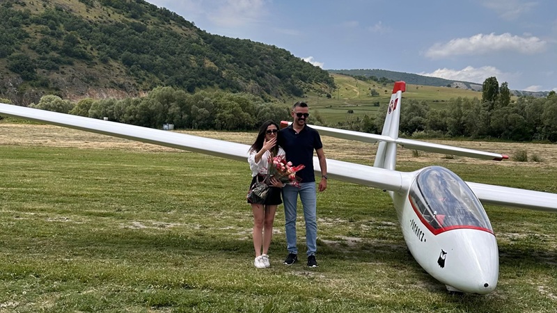 Eskişehir’in İnönü ilçesinde Türk Hava Kurumunun Havacılık Eğitim Merkezi’nde planör