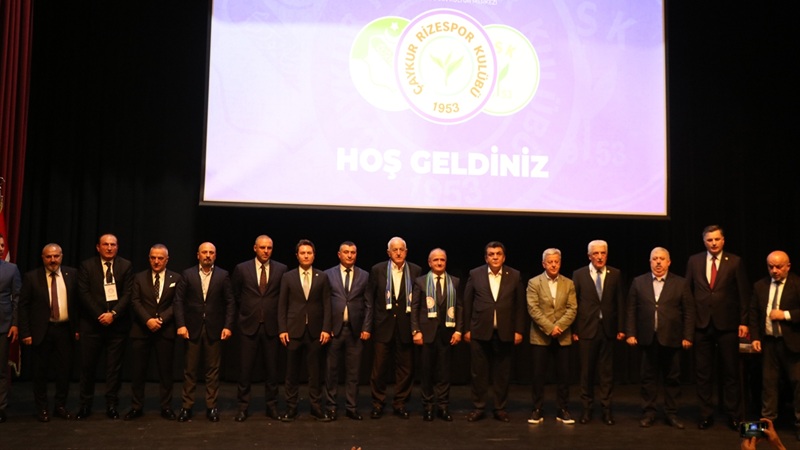 Çaykur Rizespor Kulübü’nün 95. olağanüstü kongresinde tek aday olan Ali