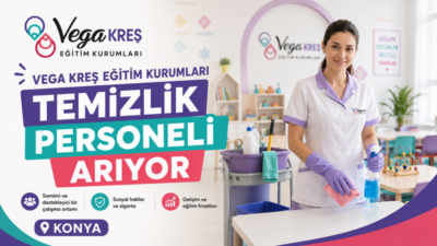 Konya’nın Selçuklu ilçesinde faaliyet gösteren Vega Kreş Eğitim Kurumları, ekibine