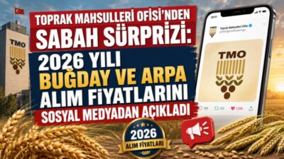 Toprak Mahsulleri Ofisi’nin 2026 yılı buğday alım fiyatını ton başına