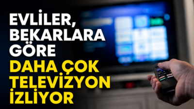 Türkiye'de geçen yıl evliler, bekarlara göre televizyon izleme, müzik dinleme,