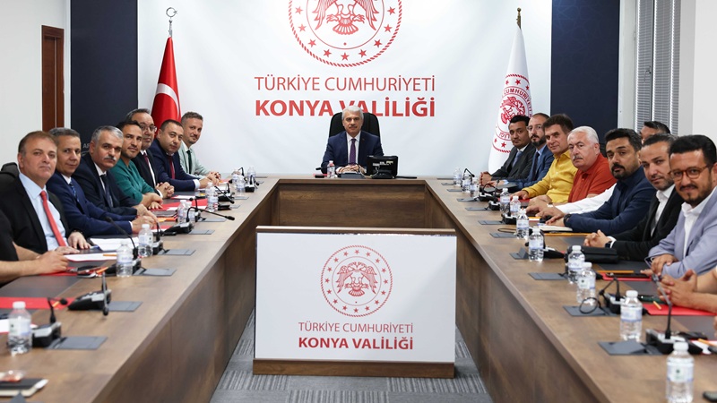 Konya 8. İl Tanıtım ve Geliştirme Kurulu Toplantısı, Vali İbrahim