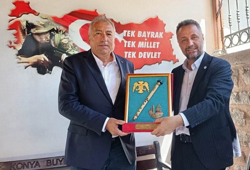 İYİ Parti Konya İl Başkanı Ali Anlaş ve beraberindeki heyet,