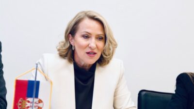 Sırbistan Kamu Yönetimi ve Yerel Yönetimler Bakanı Snezana Paunovic’in, Kosova