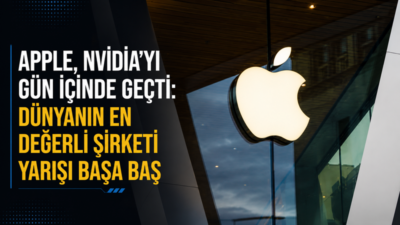 Apple, 17 Temmuz Cuma günkü işlemlerde Nvidia’yı kısa süreliğine geride