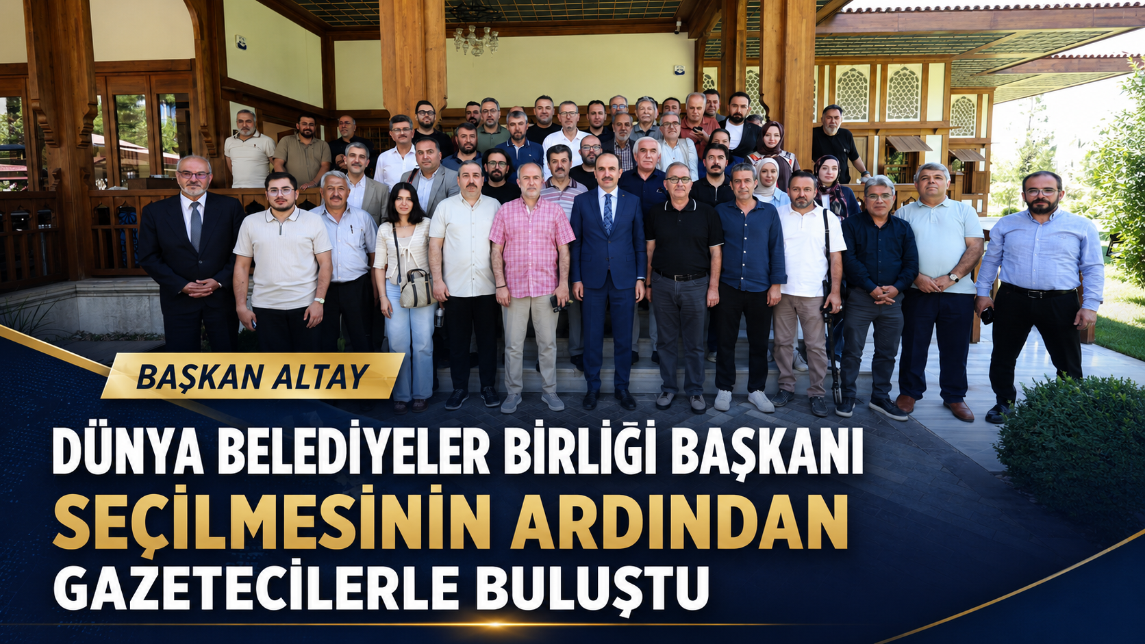 Dünya Belediyeler Birliği ve Konya Büyükşehir Belediye Başkanı Uğur İbrahim