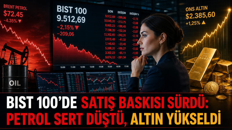 Borsa İstanbul’da BIST 100 endeksi, haftanın ilk işlem gününü yüzde