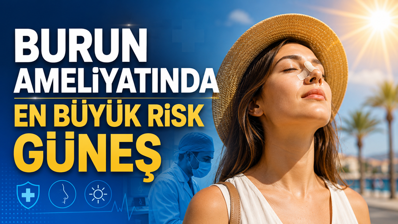 Yaz aylarında burun ameliyatı olmanın artık geçmişteki kadar riskli olmadığını