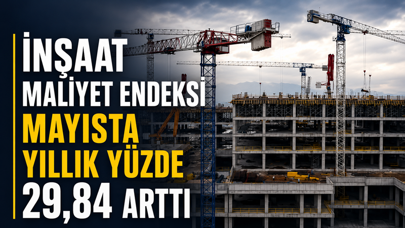 Türkiye İstatistik Kurumu’nun Mayıs 2026 dönemine ilişkin İnşaat Maliyet Endeksi