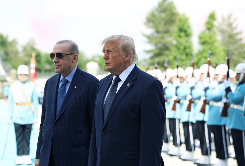 Cumhurbaşkanı Recep Tayyip Erdoğan, Amerika Birleşik Devletleri Başkanı Donald Trump