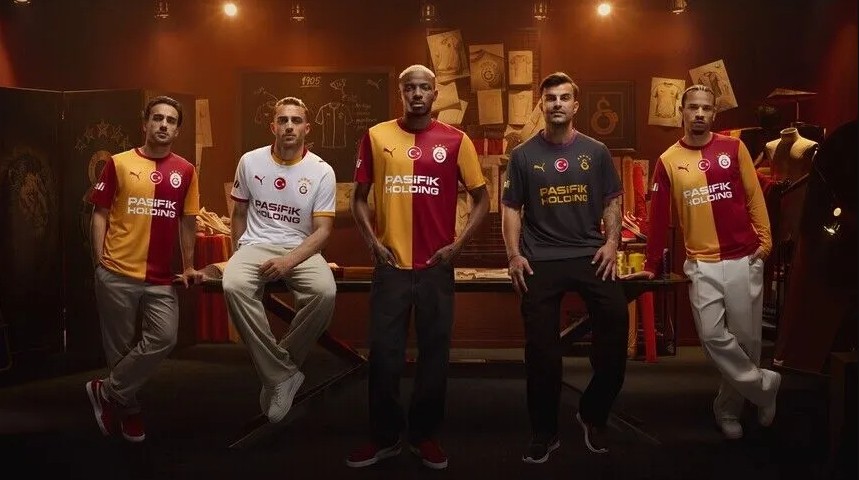 Galatasaray Futbol Takımı’nın 2026-2027 sezonunda giyeceği iç saha, deplasman ve