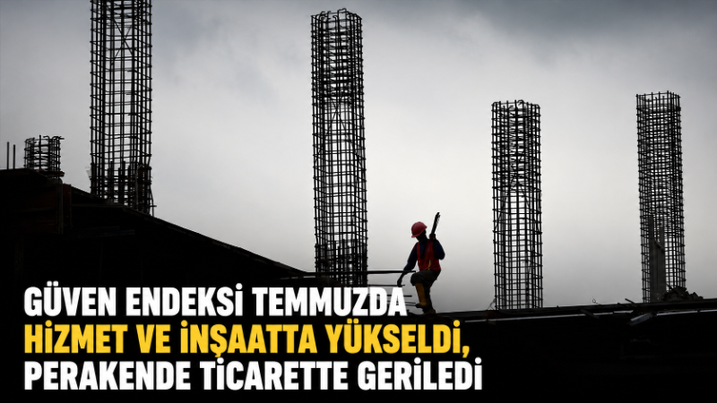 Türkiye İstatistik Kurumu tarafından açıklanan temmuz ayı verilerine göre sektörel