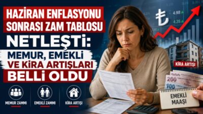 Haziran ayında enflasyon aylık yüzde 0,99, yıllık yüzde 32,11 olarak