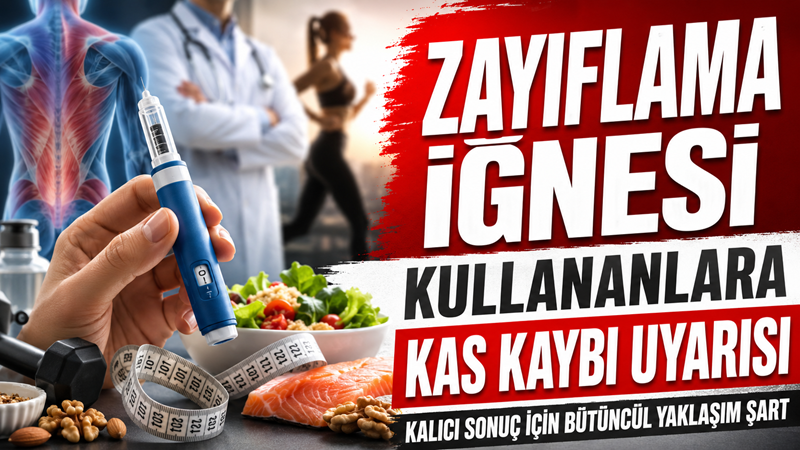 GLP-1 temelli zayıflama ilaçlarının kullanımı yaygınlaşırken uzmanlar, hızlı kilo kaybının