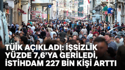 Türkiye İstatistik Kurumu’nun Haziran 2026 işgücü verilerine göre işsiz sayısı