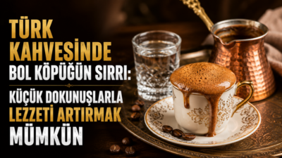 Fincanın üzerini kaplayan yoğun köpük, Türk kahvesinin en önemli özelliklerinden