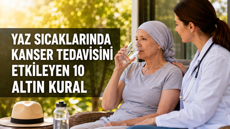 Yaz aylarında artan sıcaklık, sıvı kaybı, güneş ışınları ve enfeksiyon