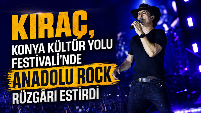 Konya Kültür Yolu Festivali’nin dördüncü gününde Kılıçarslan Şehir Meydanı’nda sahne