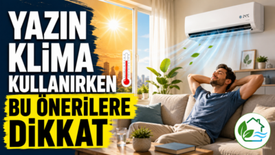Yaz aylarında artan klima kullanımı, ev ve iş yerlerinde enerji
